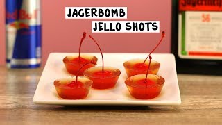 Jäger Bomb Jello Shots  Tipsy Bartender [upl. by Ennaed656]