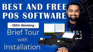 FREE POINT OF SALE SOFTWARE BEST BILLING SYSTEM  BRIEF TOUR WITH INSTALATION FreePOS Billing [upl. by Fae89]