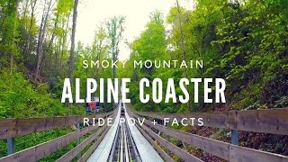 Ride The Smoky Mountain Alpine Coaster POV HD Quality [upl. by Nunes]