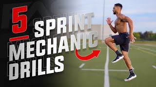 TOP 5 SPRINT MECHANIC DRILLS  SPEED TRAINING FOR ATHLETES [upl. by Adnavoj]