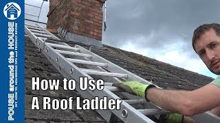 How to use a roof ladder Roof ladder tutorial for DIY enthusiasts [upl. by Viguerie217]