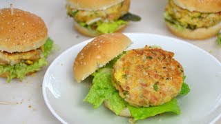 Hamburguesas de atún en lata ¡Fáciles y deliciosas [upl. by Nash758]