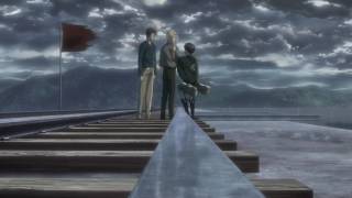 English dub Attack on titan Reveal of the Armored titan and Colossal titan [upl. by Harraf]