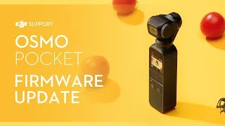 How to Update Osmo Pocket‘s Firmware [upl. by Yekcim]