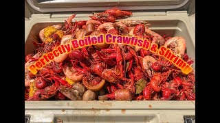 HOW TO BOIL PERFECT CRAWFISH amp SHRIMP SIMULTANEOUSLY [upl. by Darooge245]