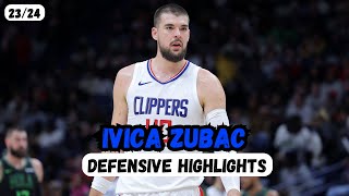 Ivica Zubac  Defensive Highlights [upl. by Nahpos]