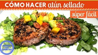 CÓMO HACER ATÚN SELLADO FÁCIL  Cocina de Addy [upl. by Achilles]