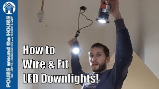 How to install downlightersdownlights LED downlight installation [upl. by Nolana241]