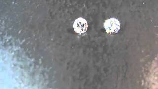 Diamond CZ Cubic Zirconia side by side [upl. by Erolyat42]