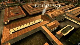 Animation of ancient Roman Fort in Caerleon Wales [upl. by Hephzipa]