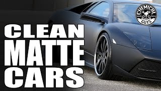 How To Clean And Detail Matte Cars  Chemical Guys Car Care [upl. by Rehsu755]