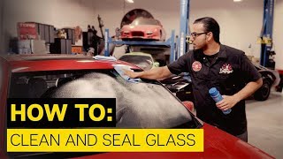 How To Clean and Seal Glass  Chemical Guys [upl. by Ecirtael]