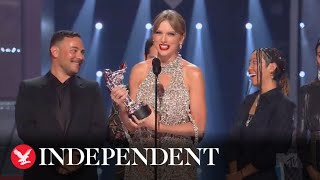 Taylor Swift announces new album onstage at VMAs [upl. by Stichter]