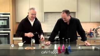 How to make a frappé coffee using an aerolatte milk frother [upl. by Alford]