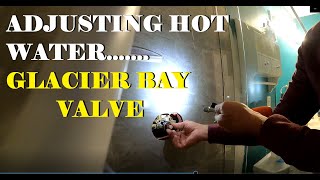 ADJUST HOT WATER FOR GLASER BAY VALVE [upl. by Adnalu]