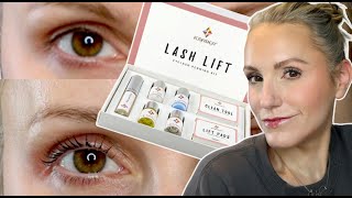 HOW TO DO A LASH LIFT SAFELY AT HOME  ICONSIGN LASH LIFT DEMO [upl. by Enoob392]