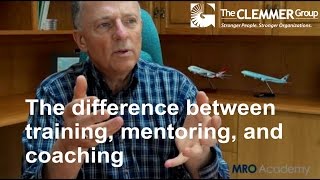 The Difference Between Training Mentoring and Coaching [upl. by Sheepshanks]