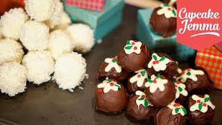 Two Recipes for Christmas Truffles  Cupcake Jemma [upl. by Aim]