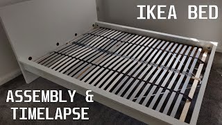 Ikea Bed Assembly Instructions and Time Lapse  How To [upl. by Glory]