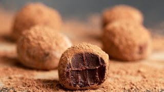 Easy Chocolate Truffles 4 Ways [upl. by Carce552]