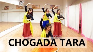 CHOGADA TARA dance  Loveyatri  Dandiya choreography [upl. by Yboj499]