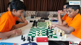 Gukesh vs Pragg  Friendly bullet at Kramnik Microsense India Chess Program [upl. by Eddi]