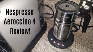 Nespresso Aeroccino 4 Milk Frother Review  Worth upgrading from the Aeroccino 3 [upl. by Marucci]