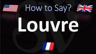 How to Pronounce Louvre  Paris Museum Pronunciation Native Speaker [upl. by Lagas]