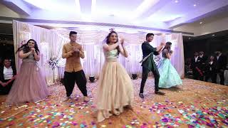 Gallan goodiyan amp Chogada  Brothers Sangeet Dance  Aashi Adani [upl. by Burnie]