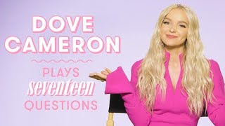 Dove Cameron Talks Descendants Boyfriend Thomas Doherty and More  17 Questions [upl. by Ita]