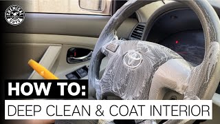 How To Deep Clean and Coat Interior  Chemical Guys [upl. by Huesman]