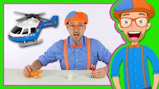 Helicopter Toy with Blippi Toys  Videos for Preschoolers [upl. by Eremihc]