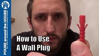 How to use wall plugs Wall plug tips and drilling tips [upl. by Zumwalt]