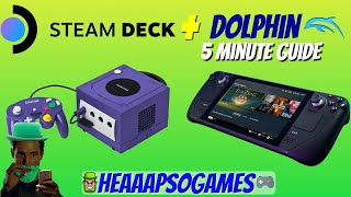 Steam Deck 5 Minute Tutorial  Dolphin GameCube [upl. by Aenea740]