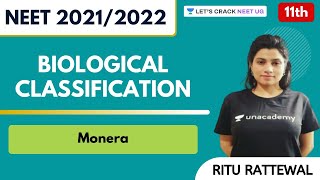 Biological Classification  Monera  Class 11th  NEET Biology  NEET 20212022 [upl. by Brodsky]