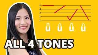 Learn All 4 Mandarin Chinese Tones Pronunciation Guide  Lesson 1 [upl. by Nary]