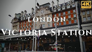 London Victoria Station Walk Through England 4K [upl. by Misab494]