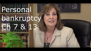 Chapters 7 amp 13 bankruptcies explained [upl. by Cromwell753]