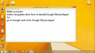 How to install Google Pinyin Input [upl. by Retse825]