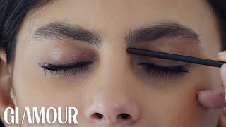 How to Shape Your Eyebrows  Glamour [upl. by Haletta266]