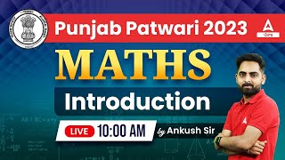 Punjab Patwari Exam Preparation  Maths  Introduction  By Ankush Sir [upl. by Akayas]