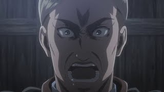 AOT season 3 episode 16commander erwin last speech DUB [upl. by Delora]