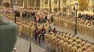 Royal Anglians March in Norwich [upl. by Aimahs]