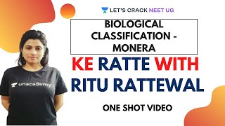 Biological Classification  Monera  One Shot Revision  NEET Biology  Target NEET 2020 [upl. by Sotnas]