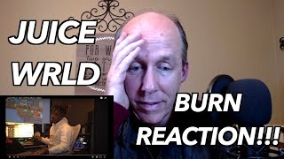 THERAPIST REACTS to Juice Wrld Burn [upl. by Annaesor]