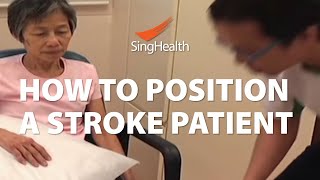 How To Position A Stroke Patient [upl. by Ecenahs110]