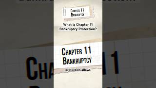 Chap 11 Bankruptcy Explained in 16 Seconds chapter11 bankruptcy finance101 businessfinance [upl. by Kirenoj436]