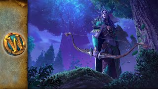 World of Warcraft Night Elf Music amp Ambience  WOW Elven Lore Relaxing Soundscape Theme Meditation [upl. by Devland]