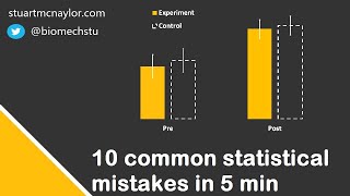 Ten Statistical Mistakes in 5 Min [upl. by Ssegrub]