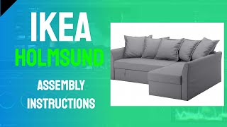 IKEA Sofa Bed Assembly A Cautionary Tale [upl. by Karol454]